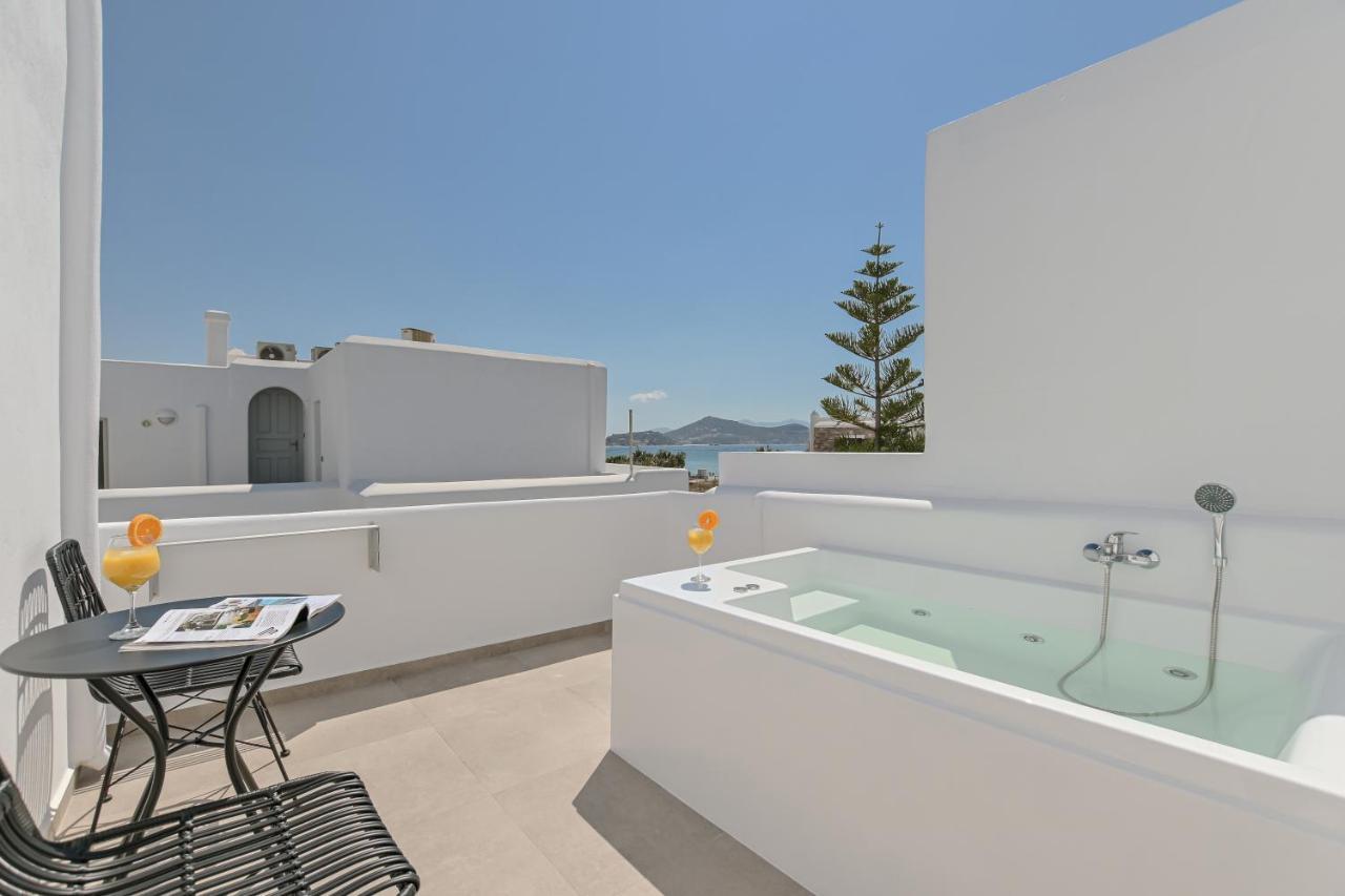 Naxos Blue Sky Hotell Naxos City Exteriör bild